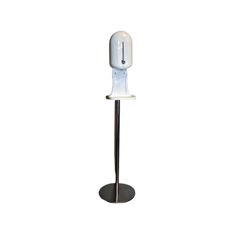 DISTRIBUTEUR SANS CONTACT SUR PIED POUR GEL OU SOLUTION HYDRO-ALCOOLIQUE (PILES) DISTRIBUTEUR SANS CONTACT SUR PIED POUR GEL OU SOLUTION HYDRO-ALCOOLIQUE (PILES)