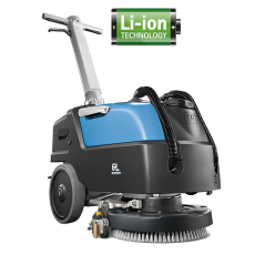 AUTOLAVEUSE SUR BATTERIE LI-ION LARGEUR DE TRAVAIL 355 TRACTEE PAR LA BROSSE
