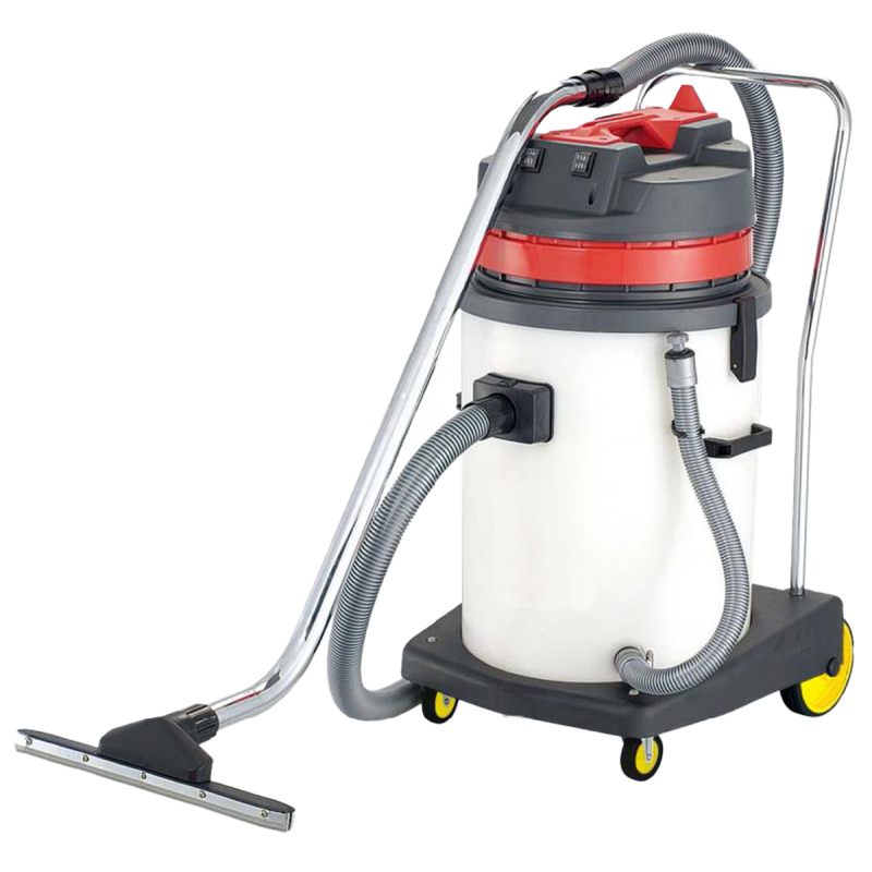ASPIRATEUR 2 MOTEURS EAU ET POUSSIERES CUVE 60L