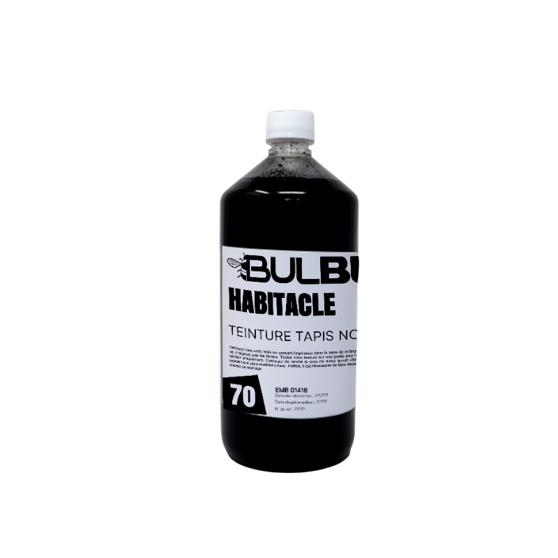 TEINTE TAPIS NOIRE EN FLACON 1 LITRE