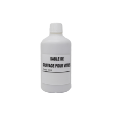 SABLE POUR GRAVURE DES VITRES EN FLACON DE 1 KG