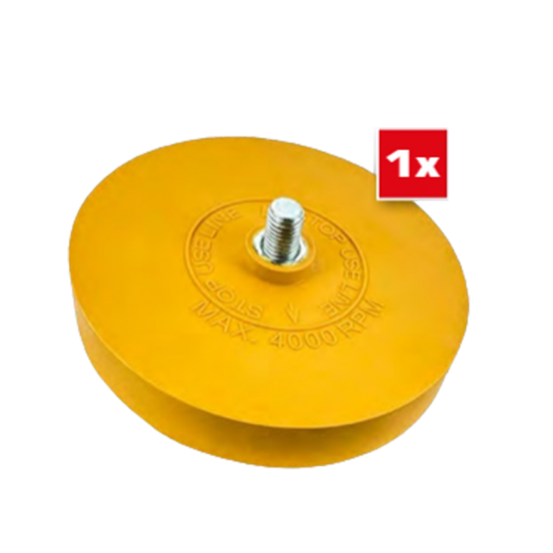 ROULEAU GOMME POUR PERCEUSE AVEC ADAPTATEUR