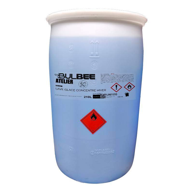 LAVE GLACE CONCENTRE HIVER EN FUT DE 210 LITRES