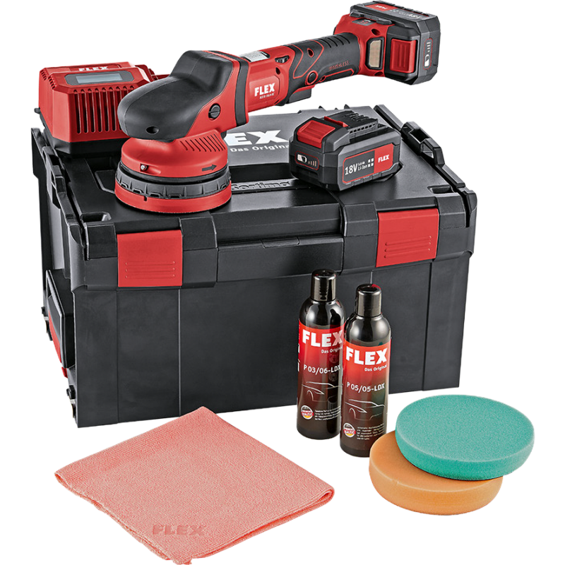 COFFRET POLISSEUSE EXCENTRIQUE FLEX XCE 8