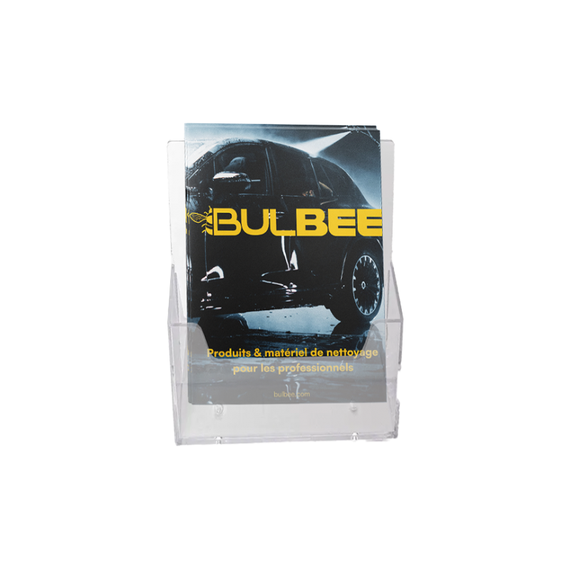 PRESENTOIR PLEXIGLASS BROCHURE FORMAT A5