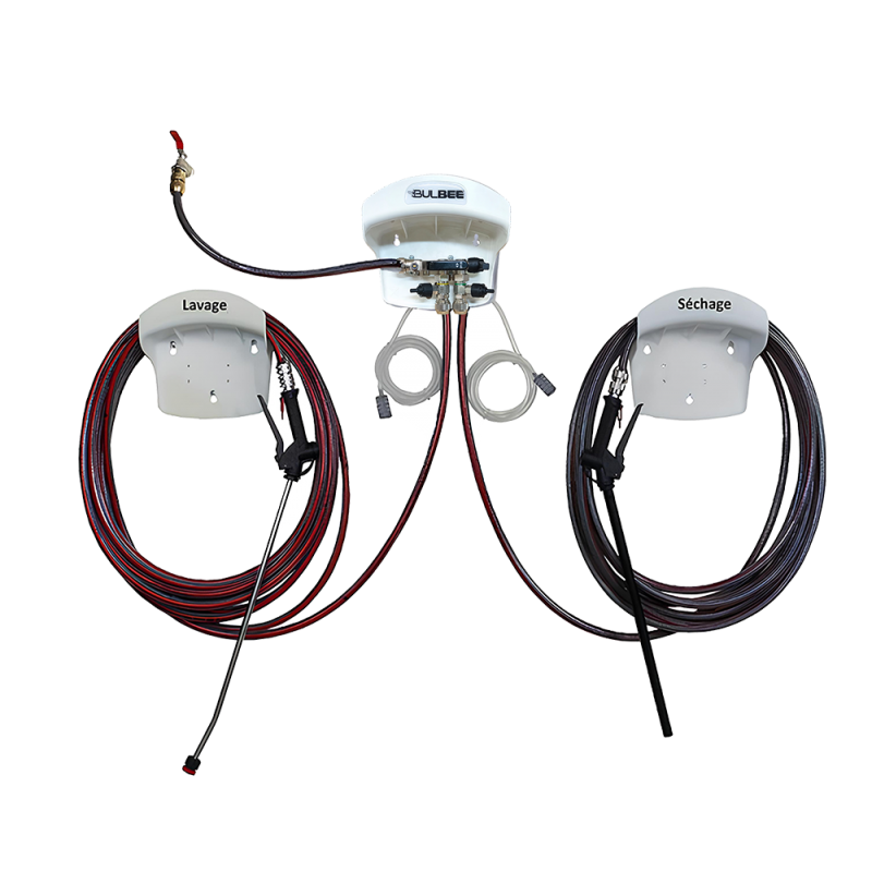KIT VENTURI DOUBLE POUR AUTOSECHANT ET SHAMPOING MARQUAGE BULBEE