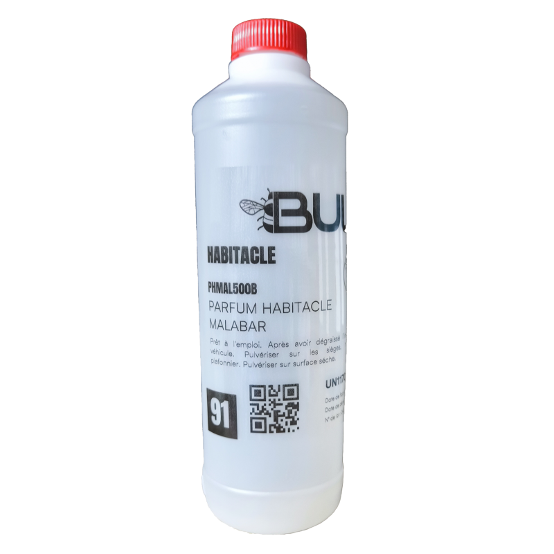 PARFUM D'HABITACLE  MALABAR EN PULVERISATEUR DE 500ml