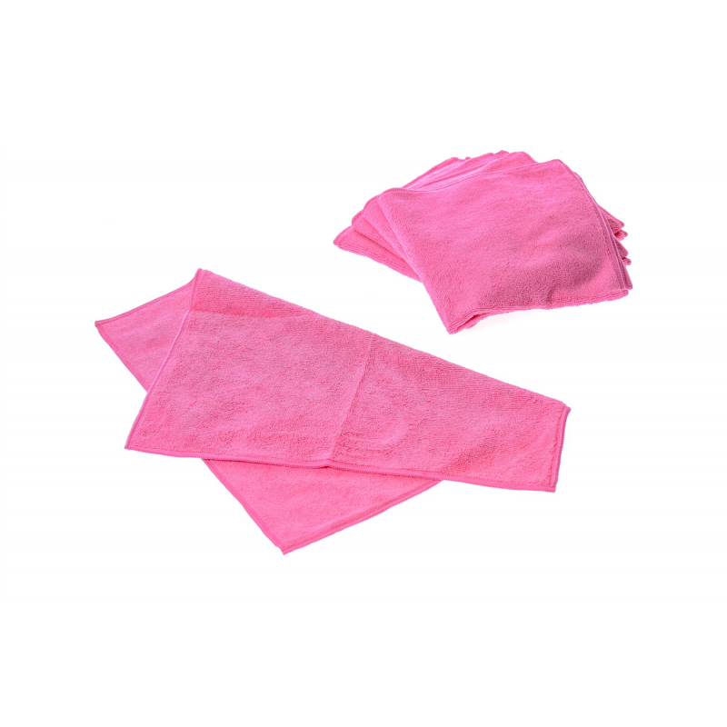 MICROFIBRES ROSES EN SACHET DE 5 PIECES