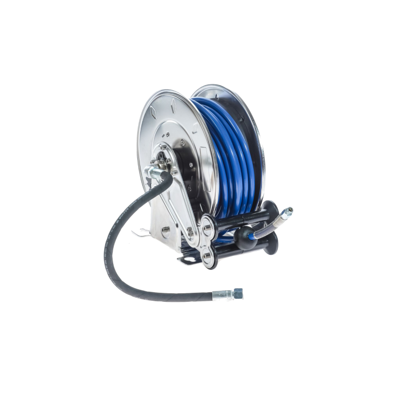 ENROULEUR INOX CAPACITE 15 METRES AVEC SUPPORT ORIENTABLE